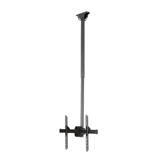 StarTech TV Ceiling Mount - Full-Motion Universal Hanging Single Screen Mount with Adjustable Telescopic Pole - Tilt / Swivel - VESA Bracket for 32‚Äù-75" Displays