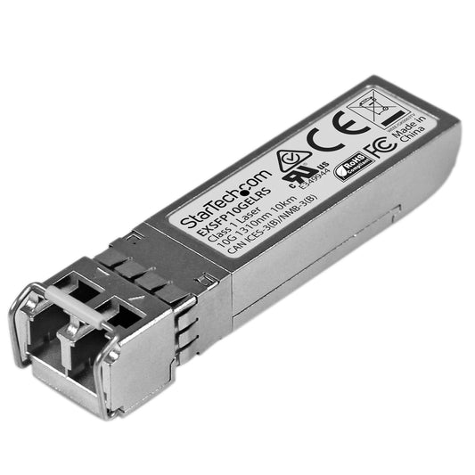 StarTech Juniper EX-SFP-10GE-LR Compatible SFP+ Transceiver Module - 10GBASE-LR~Juniper EX-SFP-10GE-LR Compatible SFP+ Module - 10GBASE-LR - 10GbE Single Mode Fiber SMF Optic Transceiver - 10GE Gigabit Ethernet SFP+ - LC 10km - 1310nm - DDM
