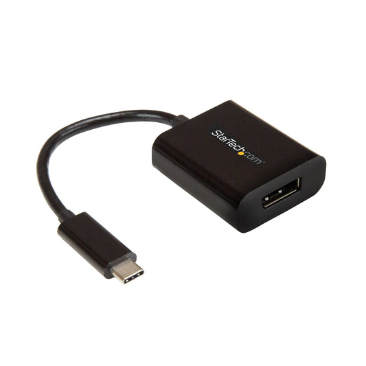 StarTech USB C to DisplayPort Adapter - 4K 60Hz/8K 30Hz - USB Type-C to DP 1.4 HBR2 Adapter Dongle - Compact USB-C (DP Alt Mode) Monitor Video Converter - Thunderbolt 3 Compatible