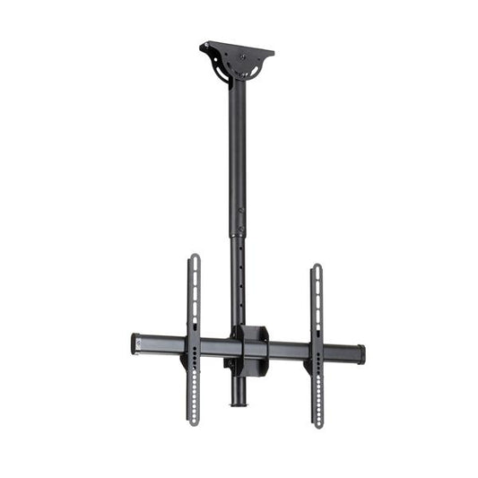 StarTech TV Ceiling Mount - Full-Motion Universal Hanging Single Screen Mount with Adjustable Telescopic Short Pole - Tilt / Swivel - VESA Bracket for 32‚Äù-75" Displays