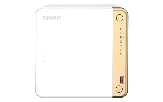 QNAP TS-462-4G NAS/storage server Tower Intel® Celeron® N4505 4 GB DDR4 0 TB QNAP QTS White