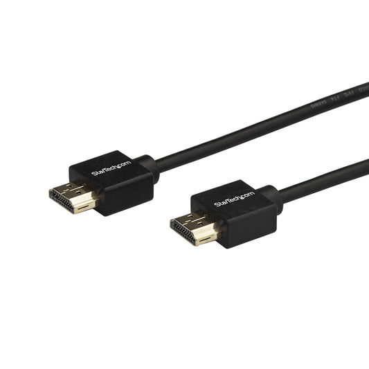 StarTech6.6ft (2m) HDMI 2.0 Cable, 4K 60Hz Premium Certified High Speed HDMI Cable w/ Ethernet, Ultra HD HDMI Cable, Long HDMI Cable/Cord for TV/Monitor/Laptop/PC, HDMI to HDMI Video