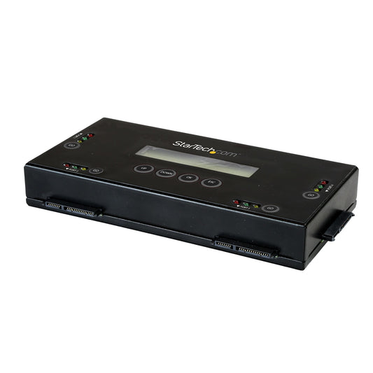 StarTech 4 Bay SSD/HDD Hard Drive Eraser - 2.5" & 3.5" SATA - Hostless Standalone Secure Erase External Disk Sanitizer - 9 Erase Modes - RS232 Printer Port - NIST/DOD & TAA Compliant