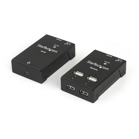 StarTech 4-Port USB 2.0-Over-Cat5-or-Cat6 Extender - 130ft (40m)