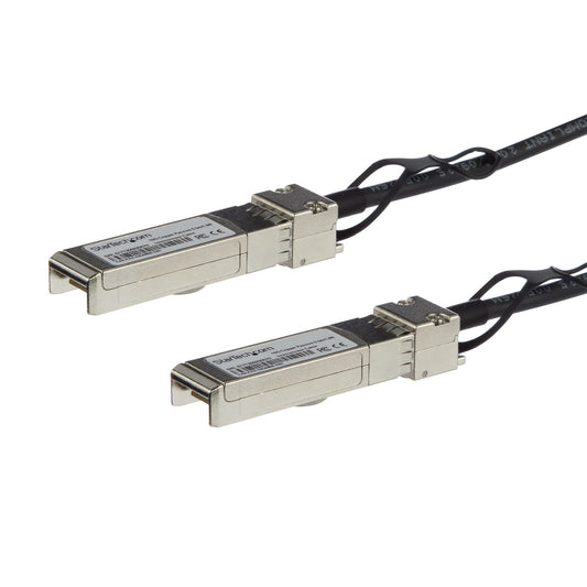 StarTech Cisco SFP-H10GB-CU2-5M Compatible 2.5m 10G SFP+ to SFP+ Direct Attach Cable Twinax - 10GbE SFP+ Copper DAC 10 Gbps Low Power Passive Mini GBIC/Transceiver Module DAC Firepower ASR9000 ASR1000