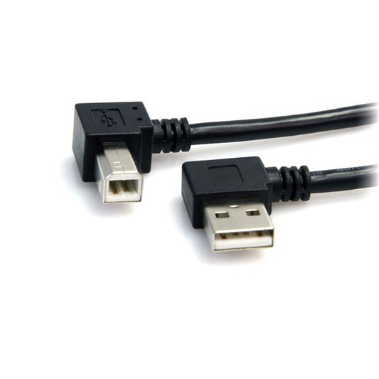 StarTech3 ft A Right Angle to B Right Angle USB Cable - M/M