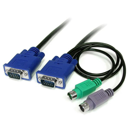 StarTech6 ft 3-in-1 Ultra Thin PS/2 KVM Cable