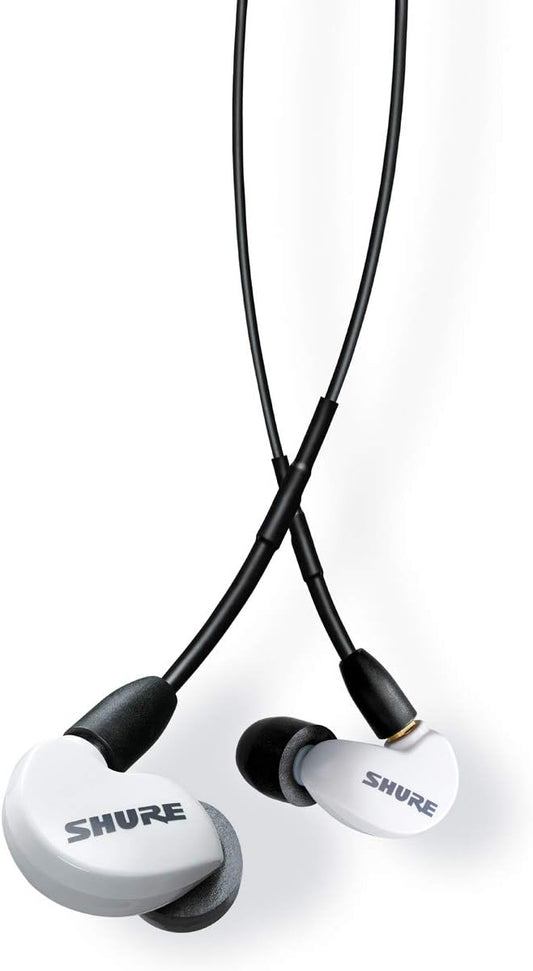 SHURE SE215 [ WHITE ]  PRO SOUND ISOLATING IN-EAR HEADPHONES 3.5MM [REFURBISHED]
