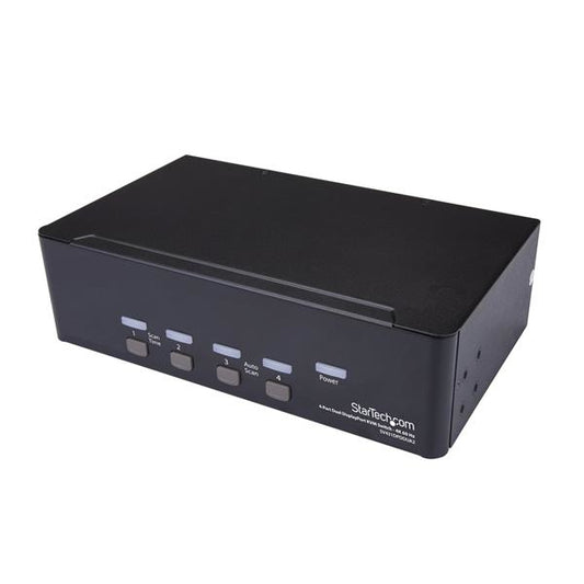 StarTech4-Port Dual DisplayPort KVM Switch - 4K 60Hz