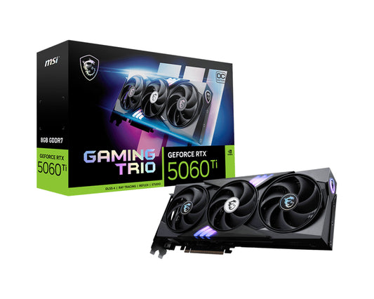 MSI GeForce RTX 5060 Ti 8G GAMING TRIO OC NVIDIA 8 GB GDDR7