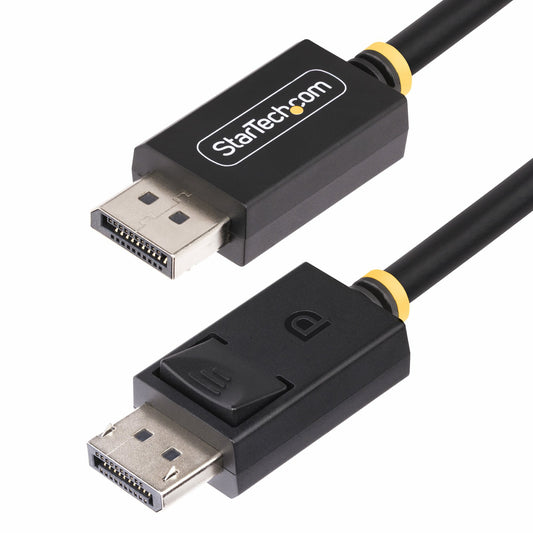 StarTech6ft DisplayPort 2.1 Cable, VESA Certified DP40 DisplayPort Cable w/UHBR10/HDR/HDCP 2.2, 8K 60Hz/4K 144Hz w/DSC 1.2a, 40Gbps, DP 2.1 Cable, UHD Monitor Cord, M/M