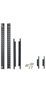 APC NetShelter SX 42U 600mm Wide Recessed Rail Kit Black