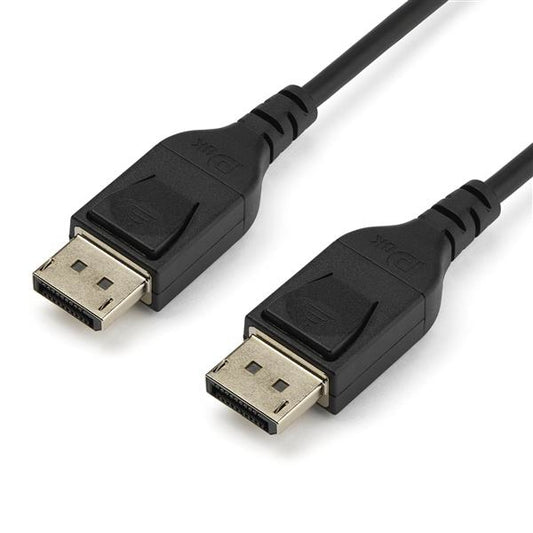 StarTech1 m VESA Certified DisplayPort 1.4 Cable - 8K 60Hz HBR3 HDR - 3 ft Super UHD DisplayPort to DisplayPort Monitor Cord - Ultra HD 4K 120Hz DP 1.4 Slim Video Cable M/M DP Connector