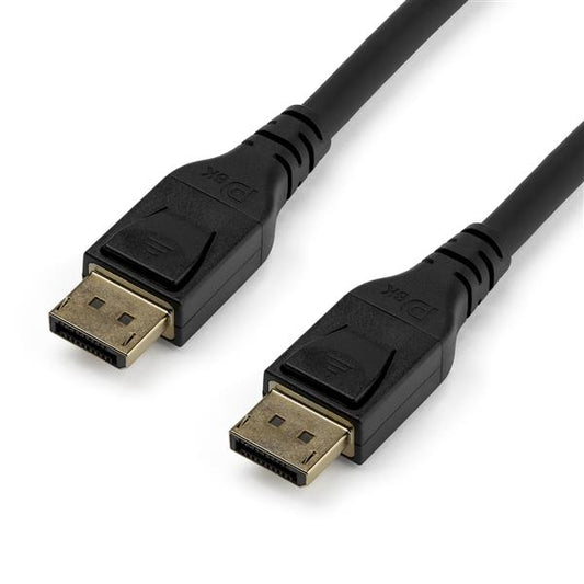 StarTech 5 m VESA Certified DisplayPort 1.4 Cable - 8K 60Hz HBR3 HDR - 16 ft Super UHD DisplayPort to DisplayPort Monitor Cord - Ultra HD 4K 120Hz DP 1.4 Slim Video Cable M/M DP Connector