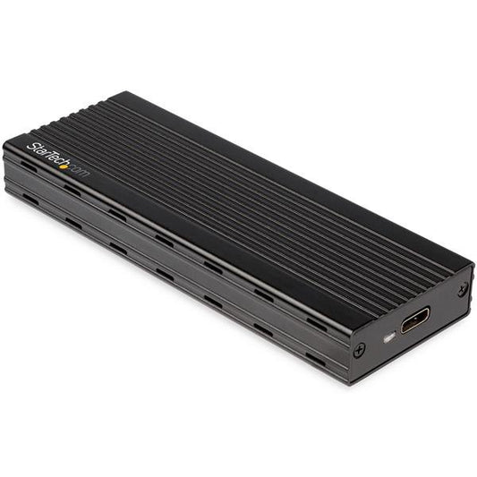 StarTech USB-C 10Gbps to M.2 NVMe SSD Enclosure - Portable External M.2 NGFF PCIe Aluminum Case - 1GB/s Read/Write - Supports 2230, 2242, 2260, 2280 - TB3 Compatible - Mac & PC