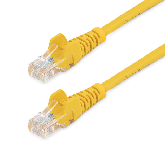 StarTechCat5e Patch Cable with Snagless RJ45 Connectors - 1m, Yellow