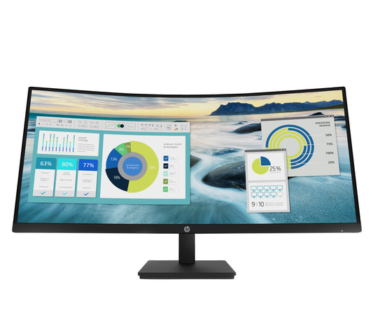 HP P34hc G4 WQHD USB-C Curved Monitor - P34hc