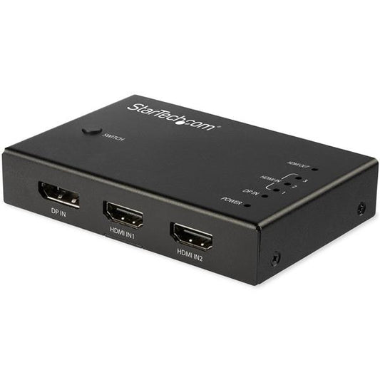 StarTech 4-Port HDMI Video Switch - 3x HDMI and 1x DisplayPort - 4K 60Hz