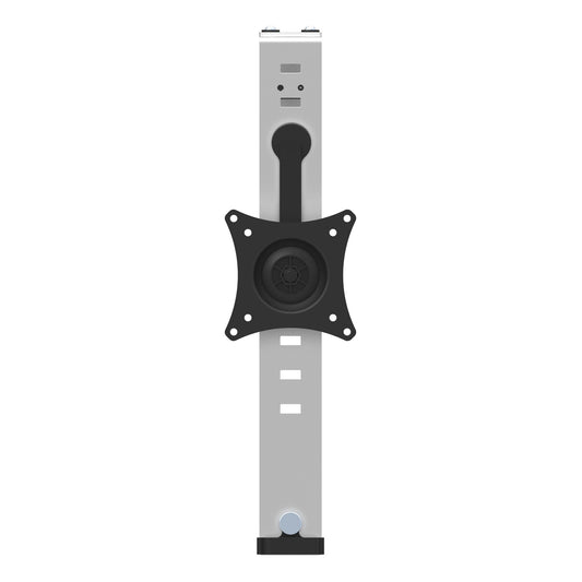 StarTech Cubicle Monitor Mount - Cubicle Wall Single Monitor Hanger - Up to 34" VESA Mount Display - Height Adjustable Ergonomic Office Cubicle Hanging Flat Panel Hook & Clamp Bracket