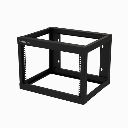 StarTech 6U 19" Wall Mount Network Rack 19" Deep 2 Post Open Frame for Server Room Data/AV/IT/Communication/Computer Equipment/Patch Panel w/Cage Nuts/Screws Hook/Loop - Cisco 2960