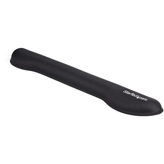 StarTech Foam Keyboard Wrist Rest for Ergonomic Typing Support - Padded Non-Slip Keyboard Cushion - Laptop or Desktop Computer Keyboard Wrist, Hand & Arm Rest - Soft Black Nylon Rest Pad