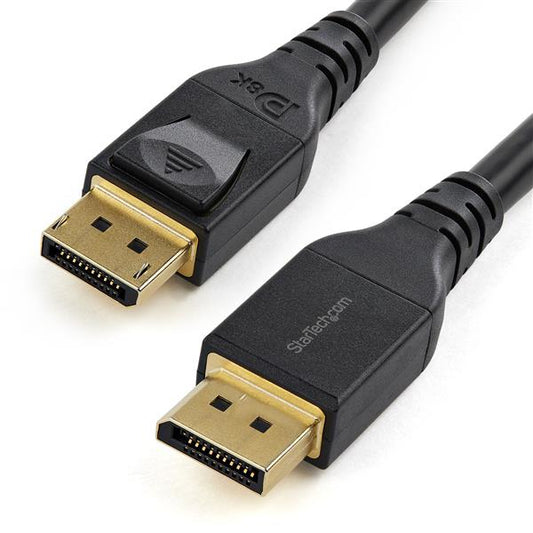 StarTech4 m VESA Certified DisplayPort 1.4 Cable - 8K 60Hz HBR3 HDR - 13 ft Super UHD DisplayPort to DisplayPort Monitor Cord - Ultra HD 4K 120Hz DP 1.4 Slim Video Cable M/M DP Connector