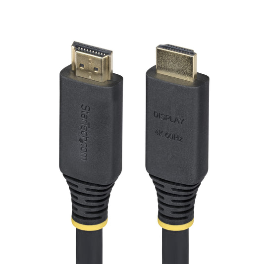 StarTech10m (32.8ft) Active High Speed HDMI Cable, 4K 60Hz/1440p 144Hz, HDR10/HDCP 2.2/ARC, 18Gbps, UHD HDMI 2.0 Cord for TV/Monitor/Display, TPE Jacket