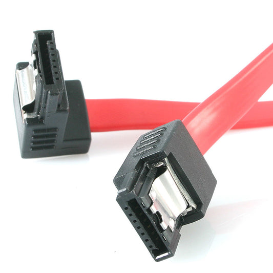 StarTech18in Latching SATA to Right Angle SATA Serial ATA Cable
