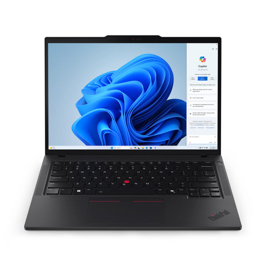 Lenovo ThinkPad T14 Gen 5 (Intel) Intel Core Ultra 7 155U Laptop 35.6 cm (14") WUXGA 16 GB DDR5-SDRAM 512 GB SSD Wi-Fi 6E (802.11ax) Windows 11 Pro English Black