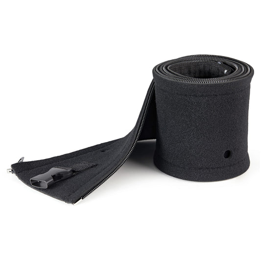 StarTech 40" (1m) Neoprene Cable Management Sleeve with Zipper & Buckle - 1.2" (3cm) Diameter - Computer/PC Power/Network/AV Cord Cover/Manager - Flexible Cable Organizer Wrap - Black