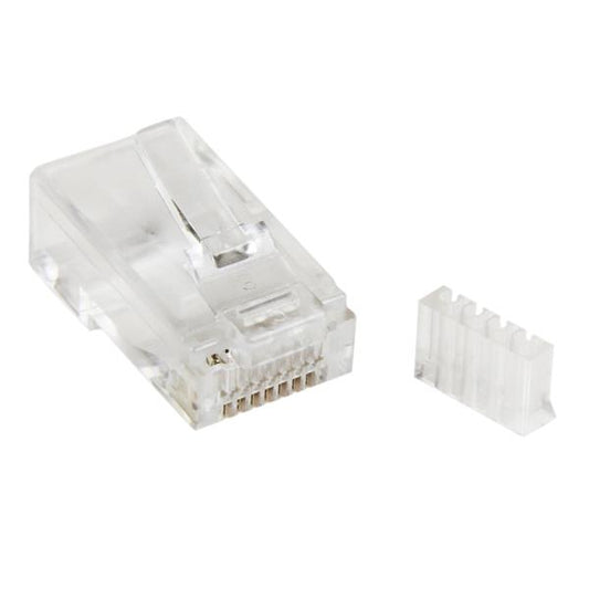 StarTechCat 6 RJ45 Modular Plug for Solid Wire - 50 Pack