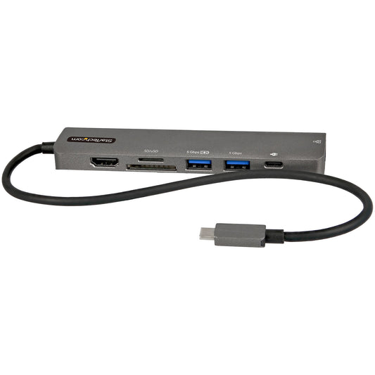 StarTechUSB-C Multiport Adapter Hub, USB-C to 4K 60Hz HDMI, Gigabit Ethernet and 100W Laptop Charging for Macbook Pro / Air and Windows