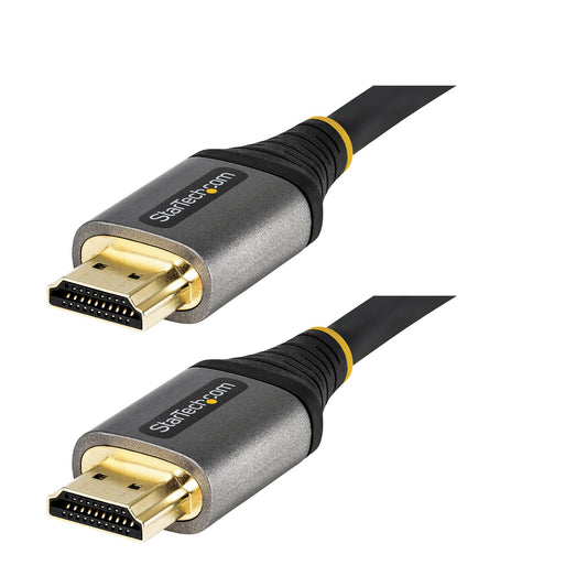 StarTech16ft (5m) HDMI 2.1 Cable 8K - Certified Ultra High Speed HDMI Cable 48Gbps - 8K 60Hz/4K 120Hz HDR10+ eARC - Ultra HD 8K HDMI Cable - Monitor/TV/Display - Flexible TPE Jacket