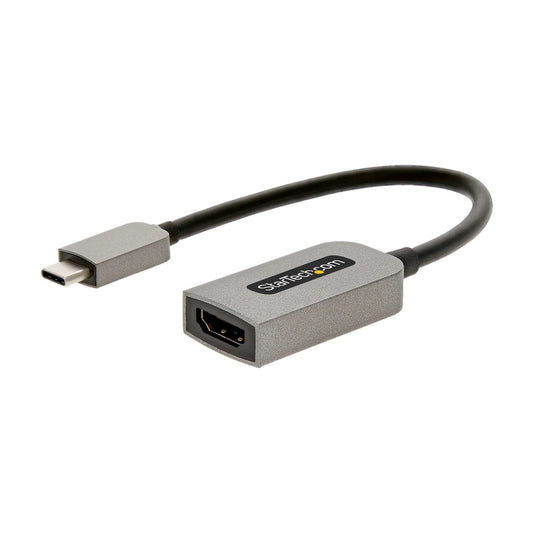 StarTechUSB-C to HDMI Adapter, 4K 60Hz Video, HDR10, USB-C to HDMI Monitor Dongle, USB4 / Thunderbolt Compatible