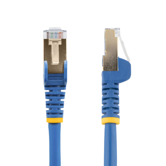 StarTech1.5 m CAT6a Patch Cable - Shielded (STP) - 100% Copper Wire - Snagless Connector - Blue
