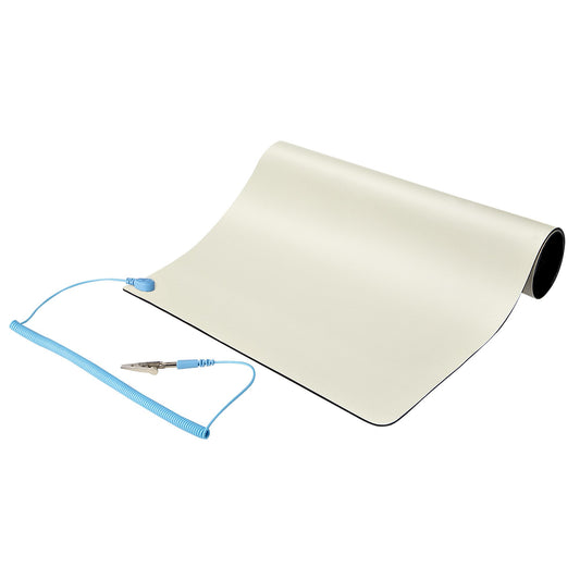 StarTech Anti Static Mat, ESD Mat for Electronics Repair, Anti Static Table/Desk Mat w/Detachable Grounding Wire, ANSI/ESD S 4.1, Flexible Thermoplastic Work Pad/Mat, 11x18in (30x46cm)