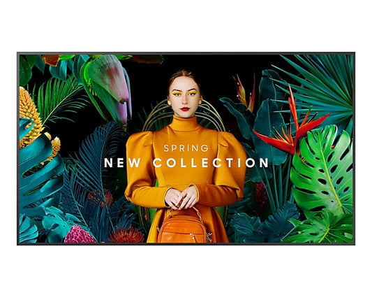 Samsung LH55QBCEBGCXXY Signage Display Digital signage flat panel 139.7 cm (55") LED Wi-Fi 350 cd/m¬≤ 4K Ultra HD Black Tizen 16/7