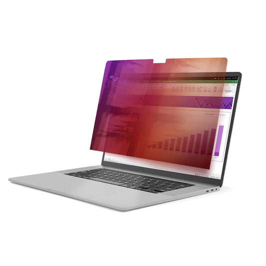 StarTech16-inch MacBook Pro 21/23 Privacy Screen, Gold Filter w/Enhanced Privacy, Computer Security Shield, Double-Sided Screen Protector, +/- 30 Deg.