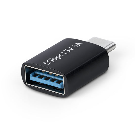 StarTechUSB-C to USB-A Adapter, USB 5Gbps, Compact USB-C Male to USB-A Female Adapter, Durable Metal Housing, M/F
