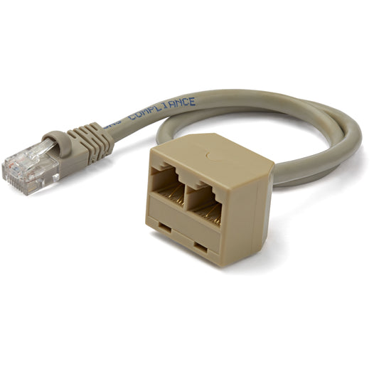 StarTech2-to-1 RJ45 Splitter Cable Adapter - F/M