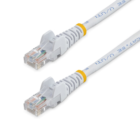 StarTechCat5e Patch Cable with Snagless RJ45 Connectors - 3m, White