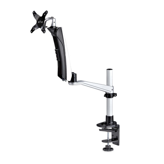 StarTechMonitor Desk Mount For 27in 16:9 or 30in 21:9 Ultrawide Screens, VESA 75x75/100x100, Tool-Less Arm Adjustments, C-Clamp/Grommet, Spring-Assisted Arm