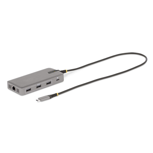 StarTechUSB-C Triple Monitor Multiport Adapter, Dual 4K 60Hz + 4K 30Hz HDMI & DisplayPort, 3-Port USB 10Gbps Hub, 100W PD Pass-Through, GbE, Travel Dock, Windows & ChromeOS