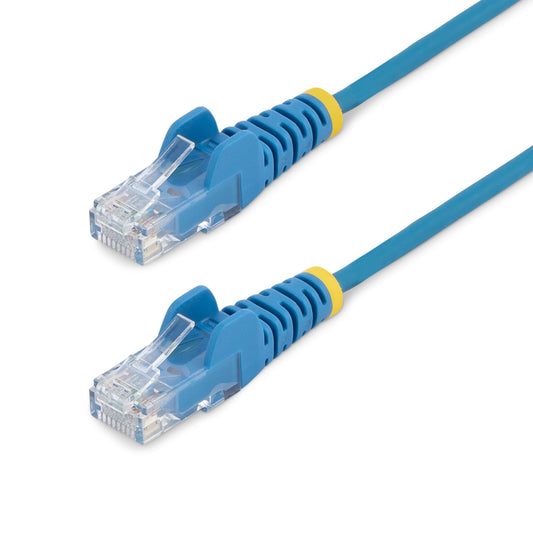 StarTech 2.5 m CAT6 Cable - Slim - Snagless RJ45 Connectors - Blue