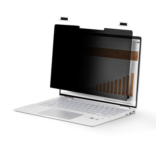 StarTech14-inch 16:9 Flip-Over Privacy Screen with Touch, Anti-Glare Privacy Filter, Laptop Monitor Screen Protector with 51% Blue Light Reduction