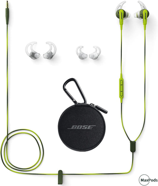 Bose SoundSport Wired 3.5mm Jack Earphones In-ear Headphones Energy Green - [Opened Box ]
