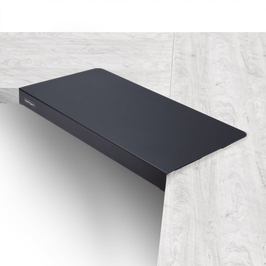 StarTechClamp-On Steel Desk Corner Sleeve for L-Shaped/Corner Desk, For 0.5-1.5in (12.7-38.1mm) Desks, Increase Space for Keyboard/Mouse, Desk Extender/Tray For Wooden/Steel Desks, Ships Assembled